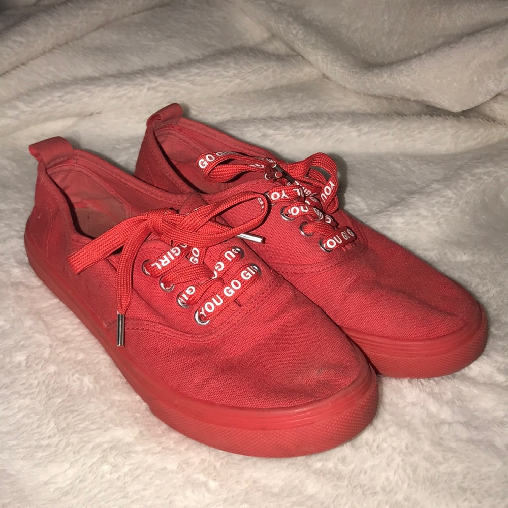 Red sneakers🔥